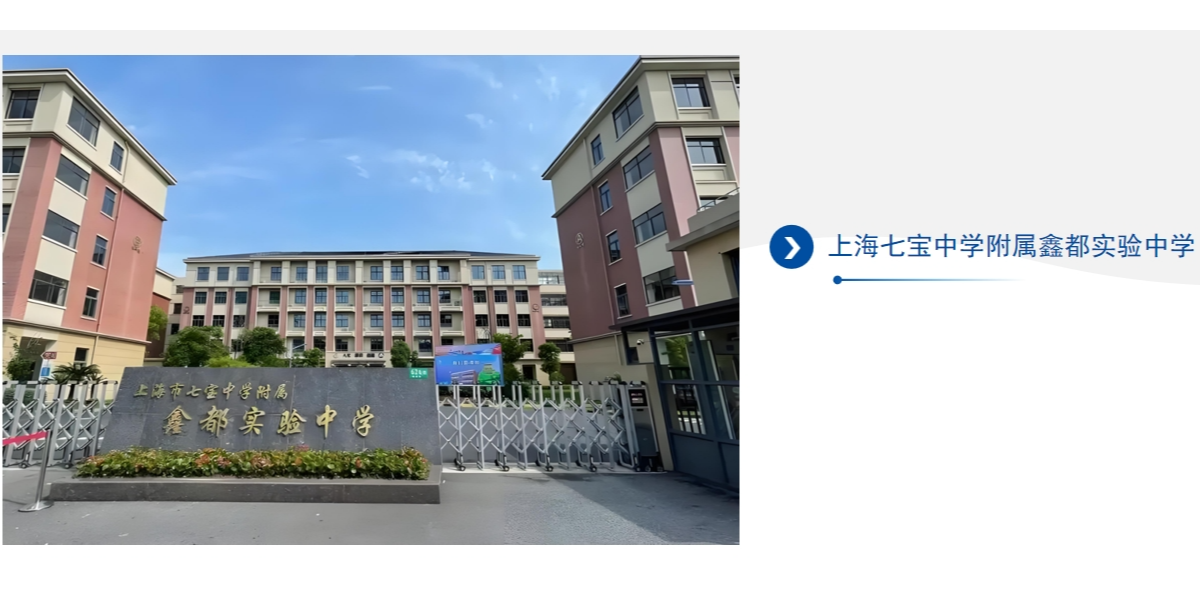 上海七寶中學附屬鑫都實驗中學墻面項目案例