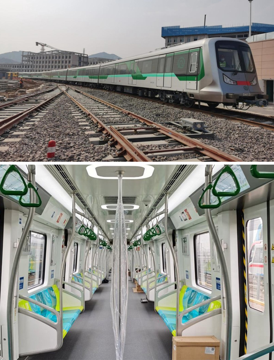 青島地鐵4號(hào)線使用英特寶陶瓷涂料實(shí)景效果