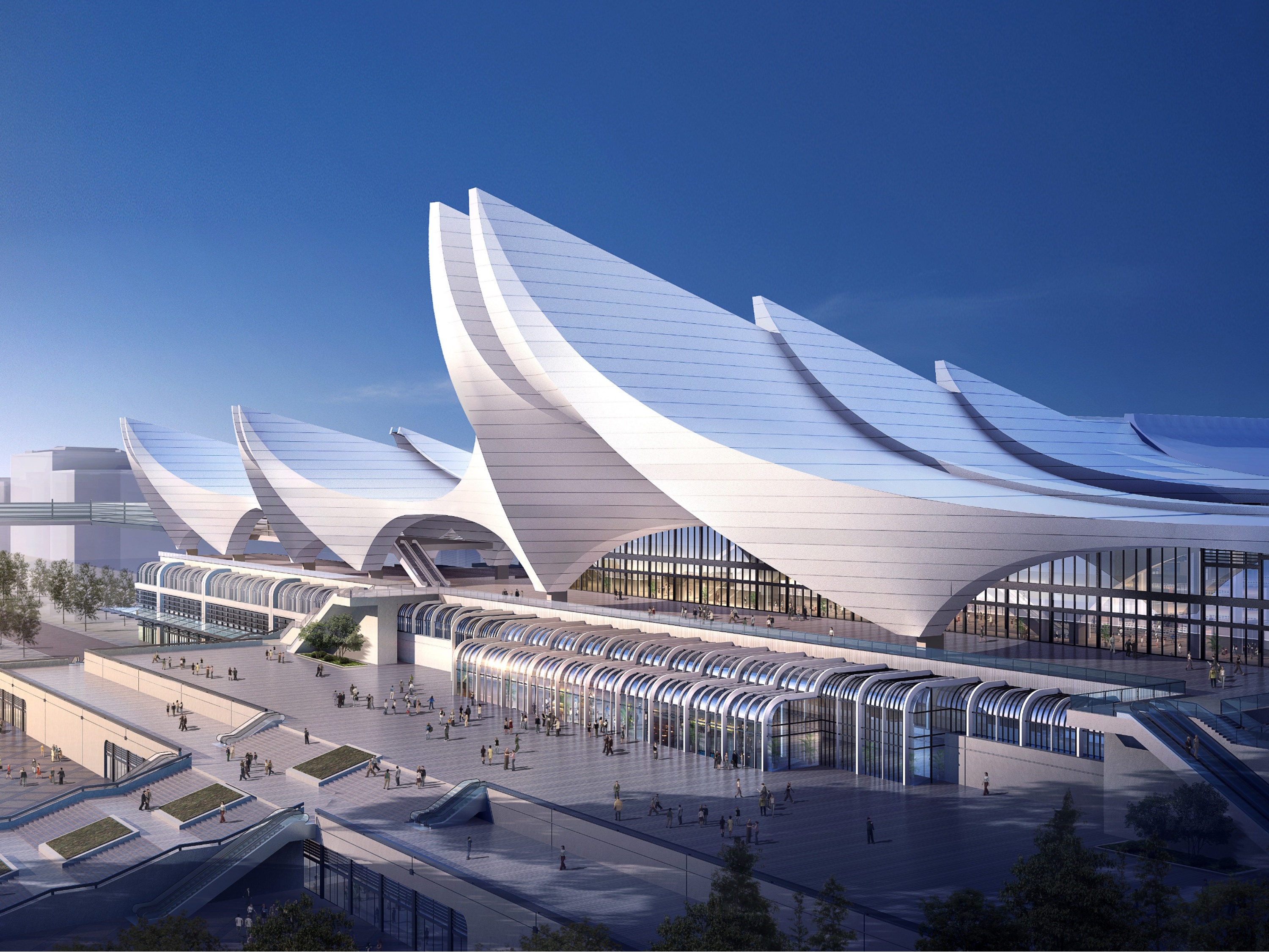 英特寶涂料-高鐵站應(yīng)用2