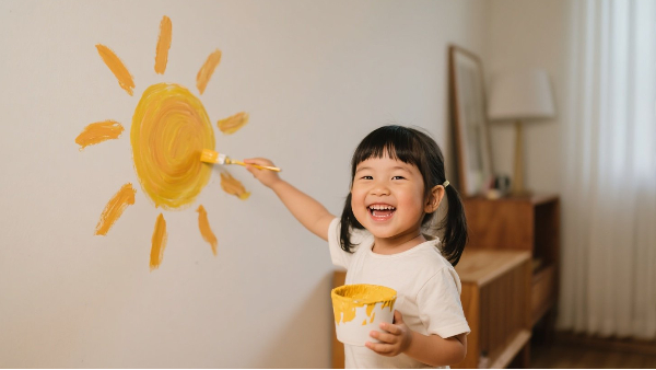 兒童房改造｜百適涂用安全色彩守護(hù)萌娃的天馬行空