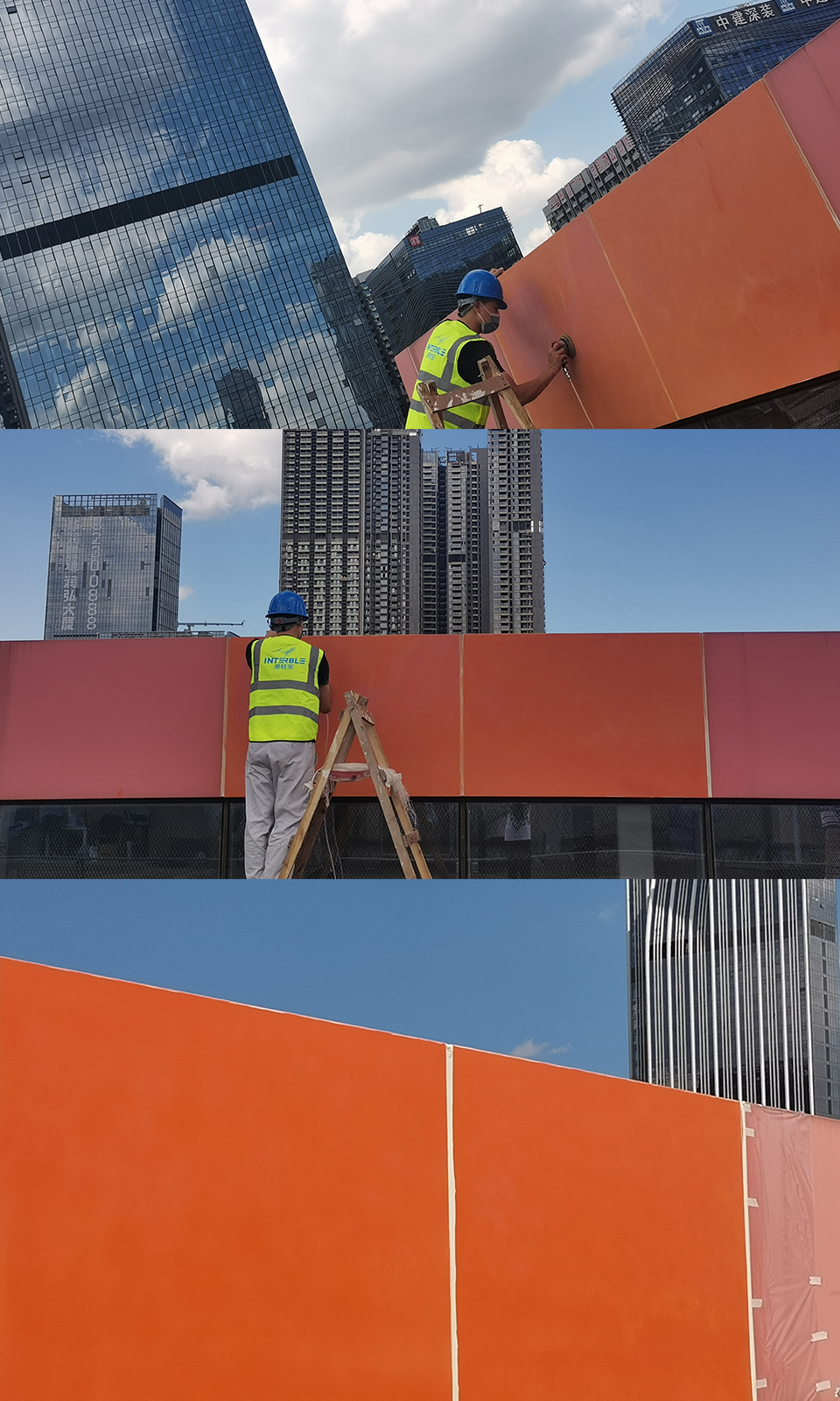 深圳國際演藝中心涂料施工效果展示